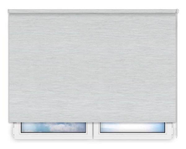 Стандартные рулонные шторы Корсо блэкаут светло-серый цена. Купить в «Мастерская Жалюзи»